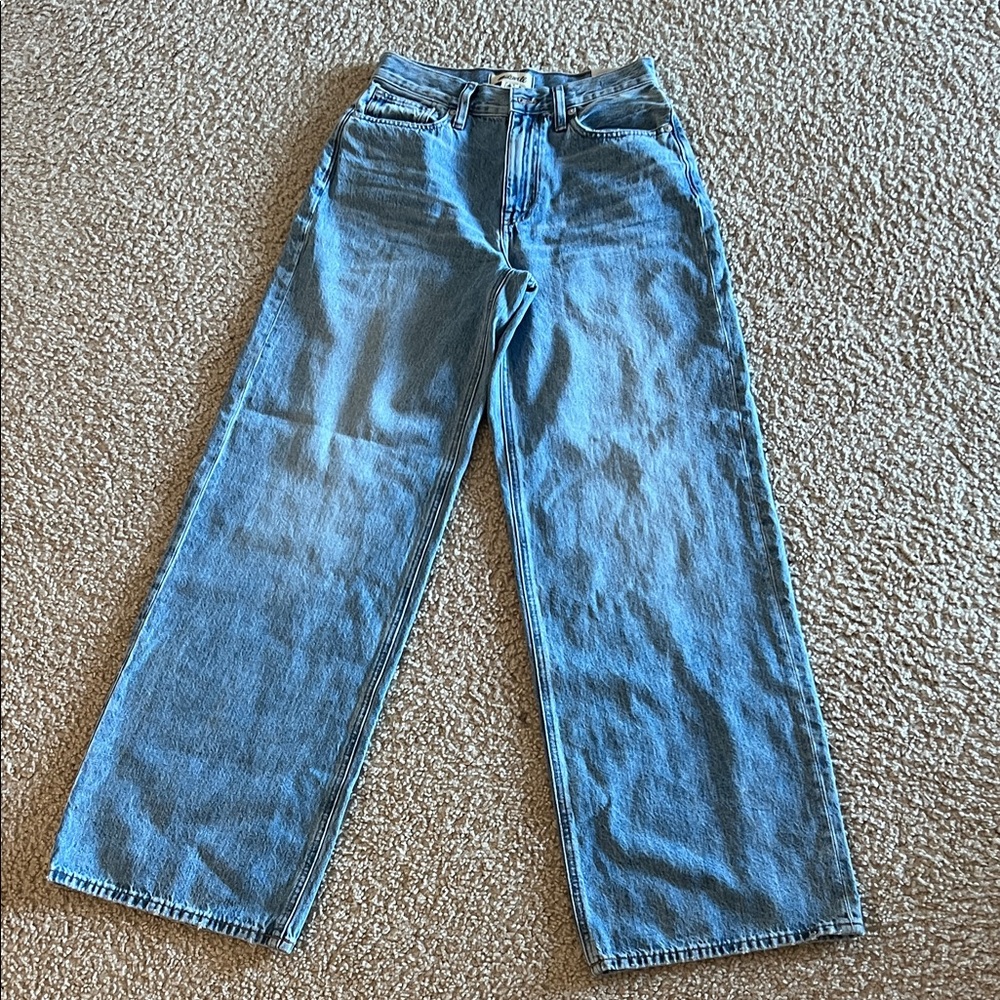 Madewell super wide leg jeans